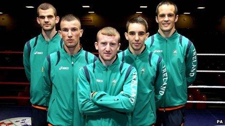 Ireland's men's boxing team have been getting fighting fit for the London games