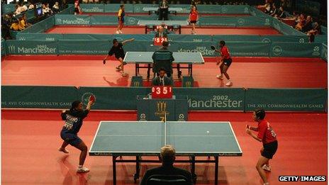 Table Tennis Centre during the 2002 Commonwealth Games