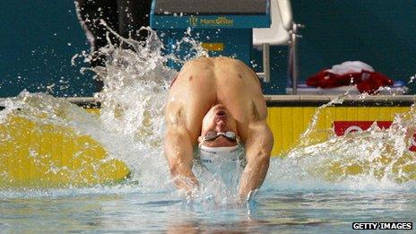 Manchester Aquatics Centre during the 2002 Commonwealth Games