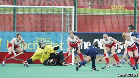 Belle Vue Regional Hockey Centre during the 2002 Commonwealth Games