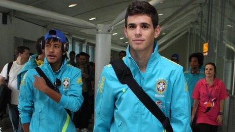 Brazilian midfielder Oscar