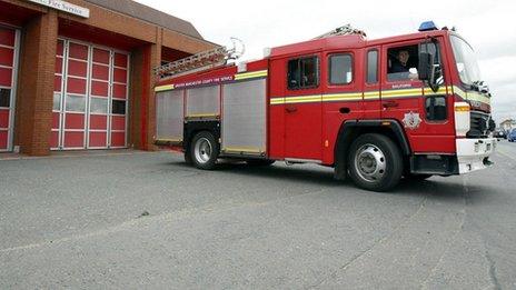 A fire engine