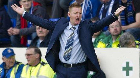 St Johnstone manager Steve Lomas