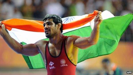 Indian wrestler Sushil Kumar