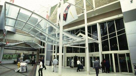 Broadmarsh shopping centre in Nottingham