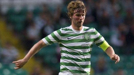 Celtic midfielder Paddy McCourt