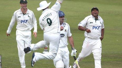 Nottinghamshire celebrate