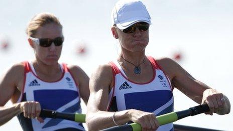 Helen Glover and Heather Stanning