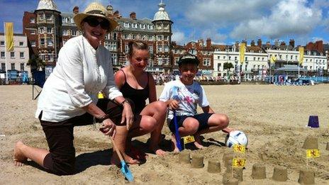 Margaret Ingram with her family