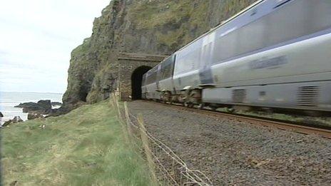 Tunnel on Derry to Coleraine line