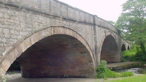 Bridge over the River Elwy at St Asaph, Denbighshire