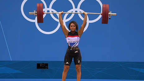 Olympic weight-lifter Zoe Smith