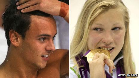 Tom Daley and Meilutyte