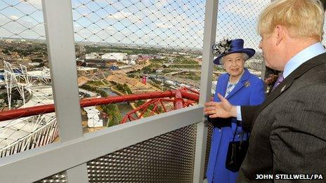 The Queen with Boris Johnson