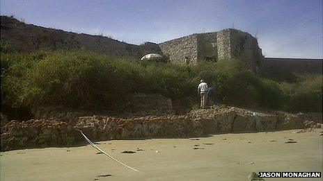 Nunnery in Alderney's Longis Bay