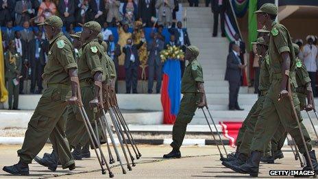 Parade in Juba, 2011