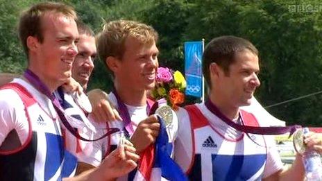 After a nailbiting finish, the GB team collected their silver medals