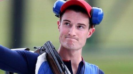 Great Britain shooting gold medallist Peter Wilson