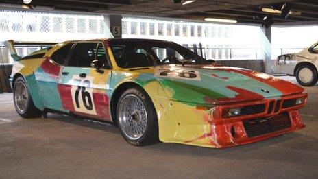 Andy Warhol decorated car