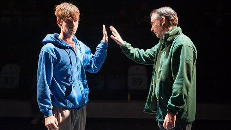 Luke Treadaway in The Curious Incident of the Dog in the Night-Time.