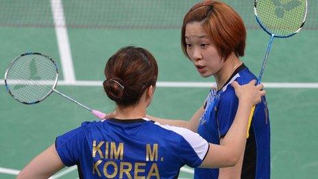 Ha Jung-Eun and Kim Min-Jung