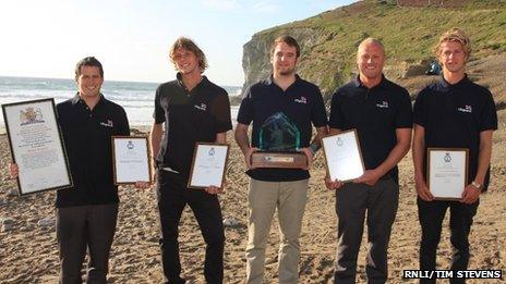 Porthtowan RNLI lifeguards