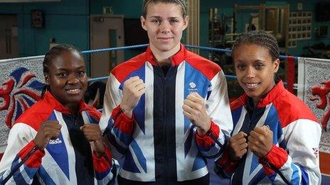 Nicola Adams, Natasha Jonas, Savannah Marshall