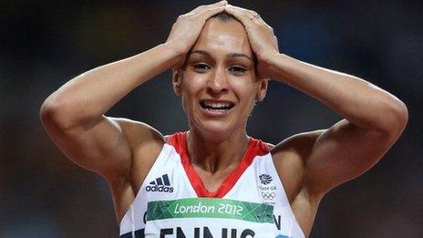 Jessica Ennis wins gold at London 2012