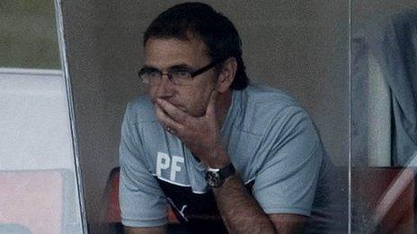 Hibernian manager Pat Fenlon