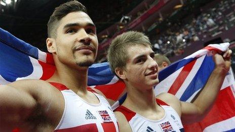 Louis Smith and Max Whitlock