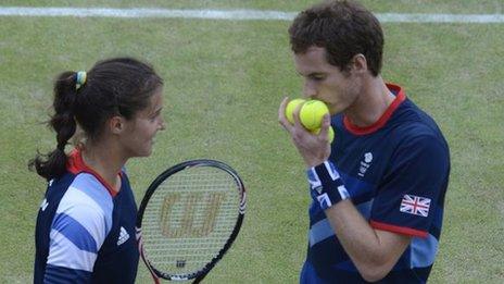 Laura Robson & Andy Murray