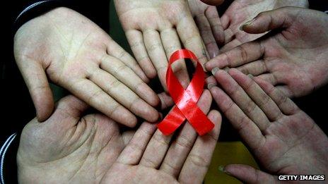 Aids ribbon