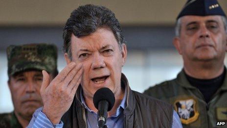 Colombian President Juan Manuel Santos