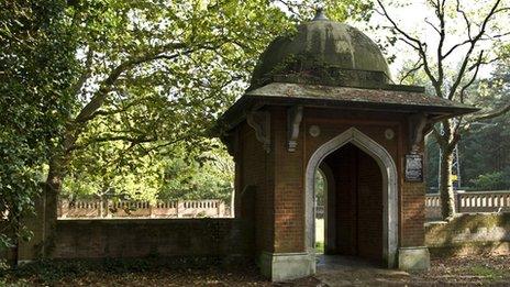 Muslim burial ground at Horsell Common