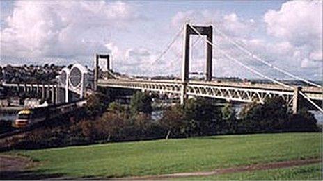 Bridges across River Tamar