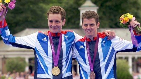 Alistair and Jonny Brownlee