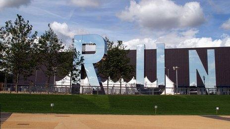 The Copper Box Arena at the Olympic Park