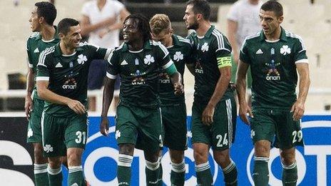 Panathinaikos were comfortable 3-0 winners