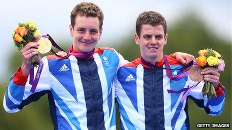 Alistair and Jonathan Brownlee