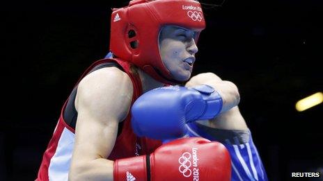 Katie Taylor fights Russia's Sofya Ochigava