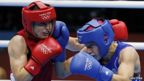 Katie Taylor fights Russia's Sofya Ochigava