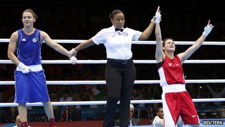 Katie Taylor declared victor over Russia's Sofya Ochigava