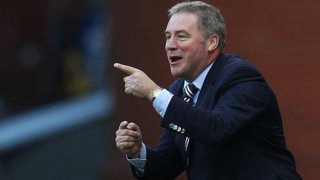 Rangers boss Ally McCoist