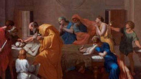 Extreme Unction by Nicolas Poussin