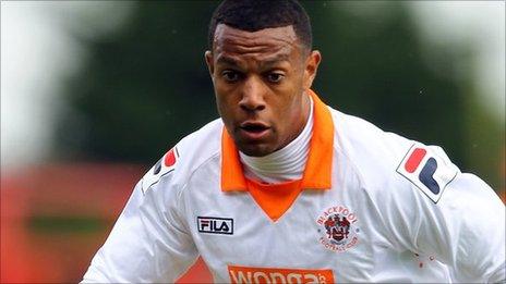 Blackpool winger Matt Phillips