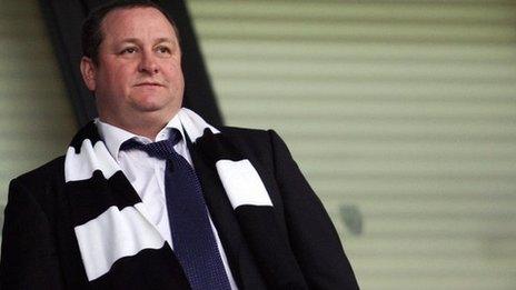 Newcastle owner Mike Ashley