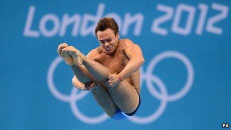 Tom Daley in 10m platform final