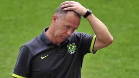 Brazil coach Mano Menezes