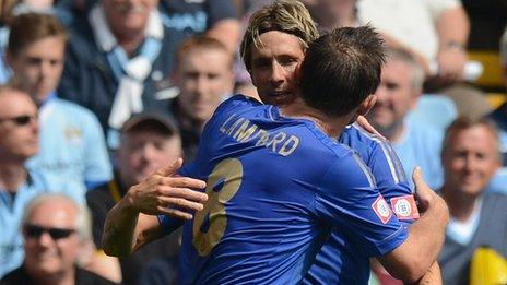 Fernando Torres celebrates