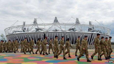 Armed Forces at the Olympic Park